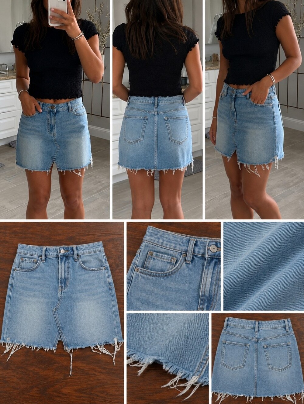 TREASURE&BOND DENIM SKIRT